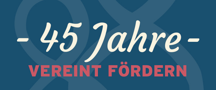 Banner Jubilaeum 45 Jahre Förderverein