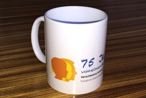 Kaffeebecher der Friedrich-Ebert-Schule Realschule der Stadt Hürth