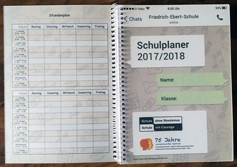 Schulplaner 2017_18 der Friedrich-Ebert-Schule Hürth
