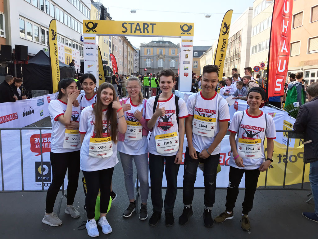 Teilnahme am Schulmarathon in Bonn von SchülerInnen unserer Friedrich-Ebert-Schule Hürth