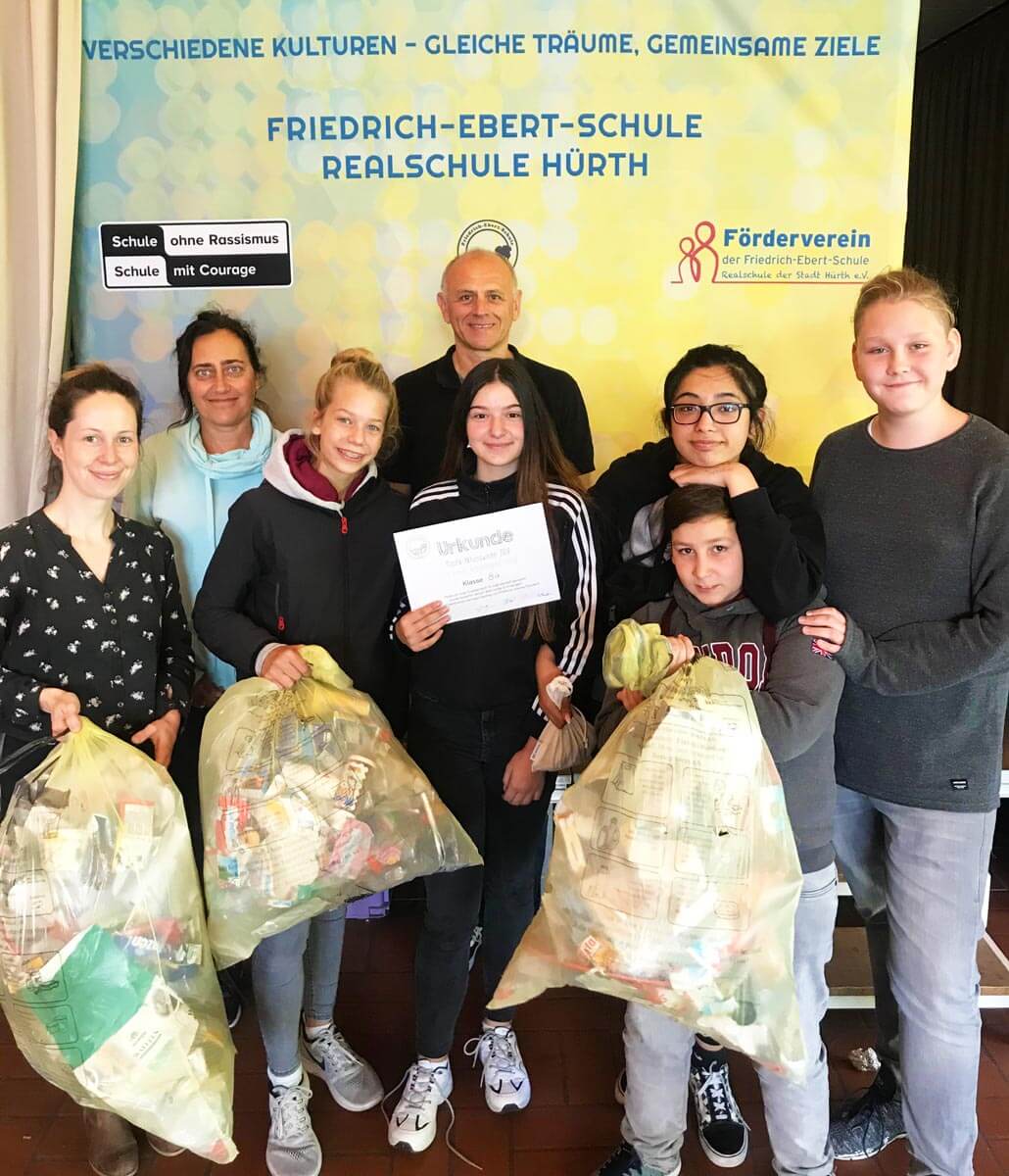 Aktion zur Nachhaltigkeit an der Friedrich-Ebert-Schule Hürth